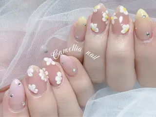 ネイル Camellia 長さだし& デザインのネイルデザイン