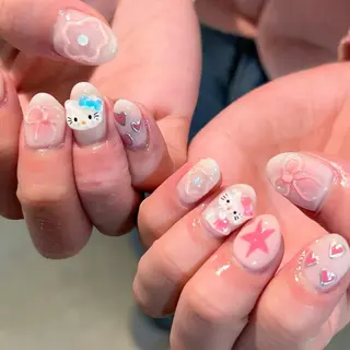 ネイル nailist mana𖤐´-のネイルデザイン