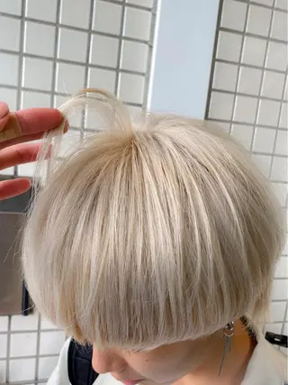 カラー メンズ ボブ特化美容師/ ボブパーマ/ミツイのヘアスタイル