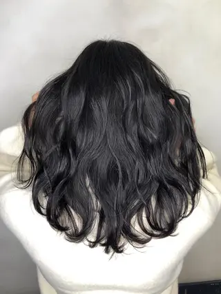 ロング カラー パーマ 美髪矯正 🌈髪質改善 山下のヘアスタイル