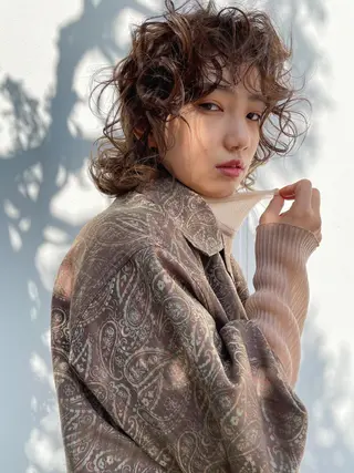 ミディアム nessヤマサキ リュウタのヘアスタイル