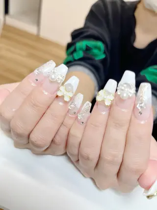 ネイル candy nail 韓国風ワンホンネイルのネイルデザイン