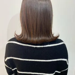 ミディアム カラー 髪質改善サロン🫧 戎谷栞菜のヘアスタイル