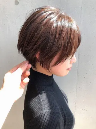 ショート カラー 吉田一輝 外国人パーマのヘアスタイル