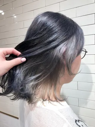 ミディアム 髪質改善⌇透明感 カラー⌇川上葵のヘアスタイル
