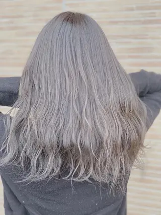 ロング メンズスタイル バレイヤージュ　齋藤のヘアスタイル