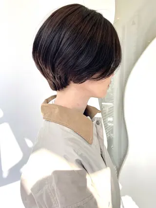 ショート ボブ/透明感カラー /大宮/たぐち🥣のヘアスタイル