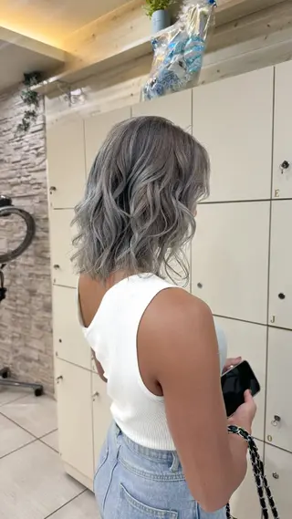 ミディアム カラー Seeknext // Rukaのヘアスタイル