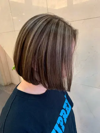 ミディアム カラー 船津武俊 フナツタケトシのヘアスタイル