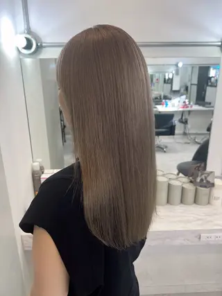 ロング カラー ✨縮毛矯正✖︎顔周り レイヤー✨ナカムラのヘアスタイル
