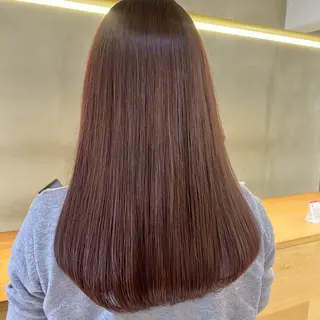 セミロング カラー レイヤーカット/暖色 カラー/mao🎀のヘアスタイル