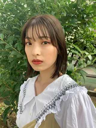 ミディアム ＊UNU＊ RICOのヘアスタイル