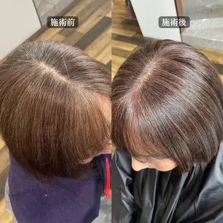 ショート カラー 白髪ぼかし ハイライト専門/大嶋のヘアスタイル