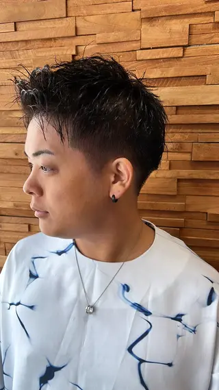 メンズ 透明感・艶感 小坂隼斗のヘアスタイル