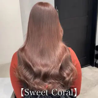 ロング カラー ブリーチなし Wカラー🩷星野翔太のヘアスタイル