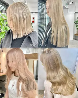 カラー ブリーチダブルカラー 【koide】のヘアスタイル