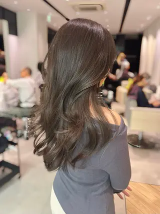 ロング カラー ヘアアレンジ 銀座/韓国レイヤー/ 艶カラー🍓原田侑依のヘアスタイル