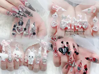 ネイル MoMoA Nail ネイル長さ出し専門店のネイルデザイン