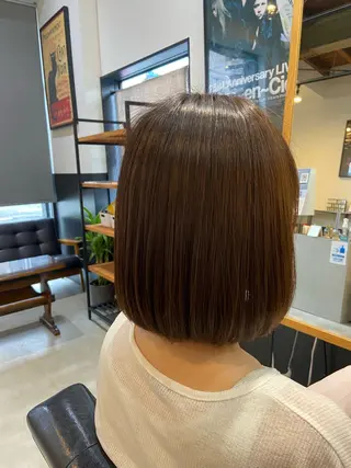 ミディアム 💫縮毛矯正/ カット💫徳永あい子のヘアスタイル