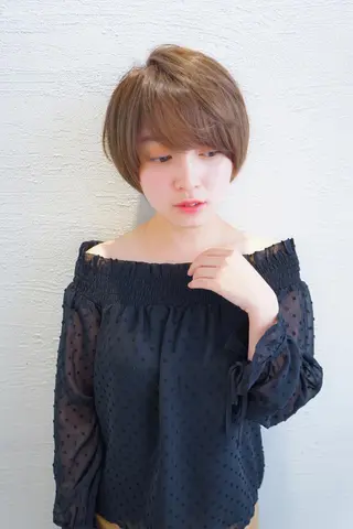 ショート カラー パーマ ヘアアレンジ ショートの神✨AFL OAT 井上康平のヘアスタイル