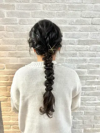ロング ヘアアレンジ Topstylist YUKIのヘアスタイル