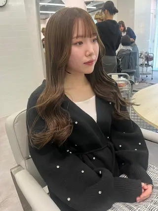 ロング カラー mizuho🐈‍⬛ 艶髪￤ダークトーンのヘアスタイル