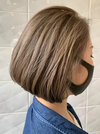 ショート LucksiMie ginza 明松のヘアスタイル