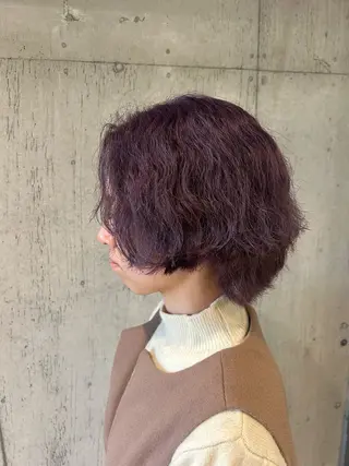 ショート カラー 🤡暖色レイヤー 🤡みさきのヘアスタイル
