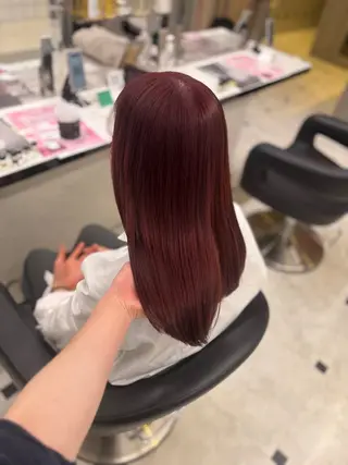 セミロング ♥️韓国風透明感 暖色misa♥️のヘアスタイル