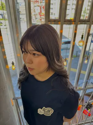 ロング カラー パーマ ヘアアレンジ メンズ キッズ WEST O LAND所属・若尾 貴斗のヘアスタイル