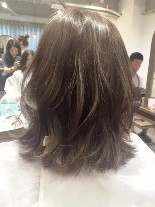 ショート ミディアム セミロング ロング カラー ヘアアレンジ 韓国♡ハイライト ♡YURIのヘアスタイル