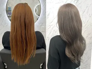 ロング 韓国パーマ 美容師 和田爽良のヘアスタイル