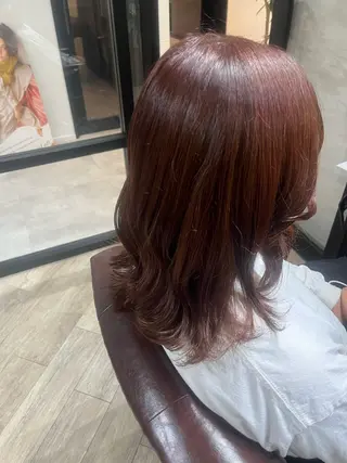 ミディアム 🫧ぷる艶カラー🫧 Yuubi🦩のヘアスタイル