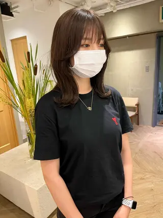 ロング カラー レイヤーカット ✨️奥田良太✨️のヘアスタイル