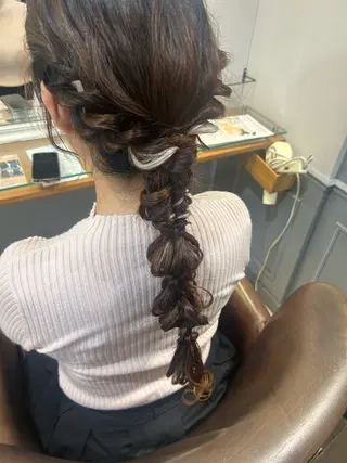 ヘアアレンジ 韓国ヘアー🇰🇷 MIWAのヘアスタイル