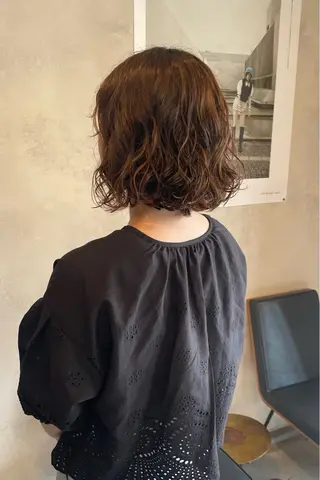 ショート パーマ 橋本 実奈美のヘアスタイル