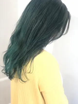 ロング カラー 日高 香織のヘアスタイル