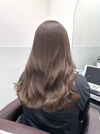 セミロング カラー 矢野 晃平のヘアスタイル