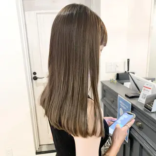 ロング カラー ムラヨシ ショータのヘアスタイル