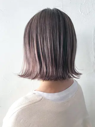 ミディアム カラー パーマ ヘアアレンジ ITbyALBUM 浦和店のヘアスタイル