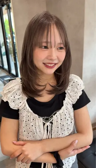 セミロング RIENS aura / ayu ♡のヘアスタイル