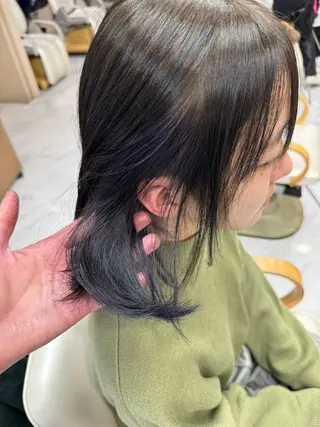 セミロング カラー ヘアアレンジ 目黒 碧人のヘアスタイル