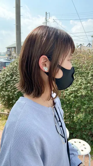 ショート 大良 彩水のヘアスタイル