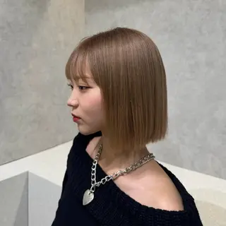ミディアム カラー 💙韓国/ワンホン/ レイヤー💗Sayaのヘアスタイル