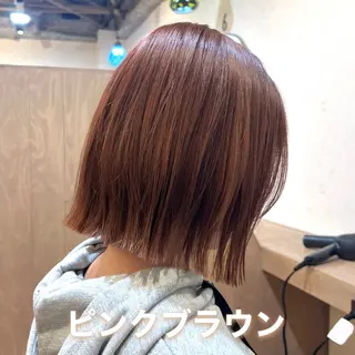 ショート カラー 神戸ボブ✂️ ioe三宮/田 伸佳のヘアスタイル