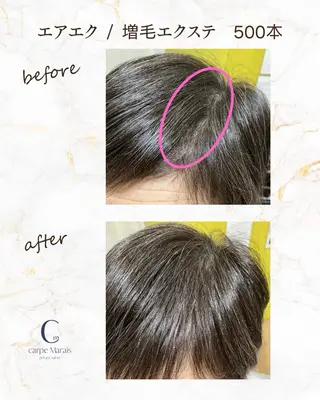 carpe Maraisのヘアスタイル