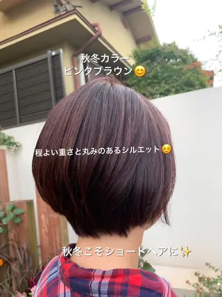 ショート カラー 【美髪を叶える】中谷 彰宏（アキ)のヘアスタイル