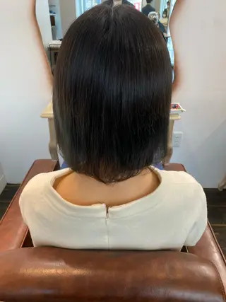 ミディアム カラー パーマモデル募集中 渥美翔人のヘアスタイル