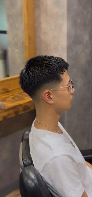 ショート メンズ カット・パーマモデル 募集中！橋爪　巧のヘアスタイル