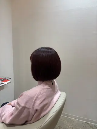 ミディアム カラー 佐藤 優里のヘアスタイル